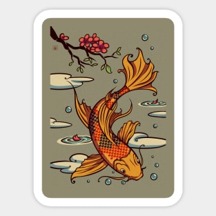 Koi Fish Sticker